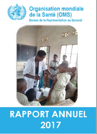 Rapport annuel 2017 du Bureau OMS Burundi 